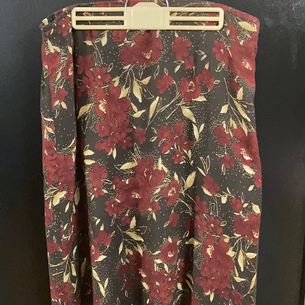 Rena Rowen flower patterned skirt